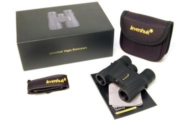 Image of Levenhuk Vegas Binoculars, Black, Medium 29209