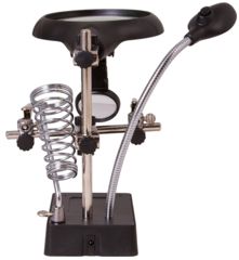 Image of Levenhuk Zeno Desk D11 Magnifier, Black/Silver, Medium 70445