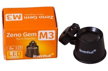 Image of Levenhuk Zeno Gem M3 Magnifier, Black, Small 70435