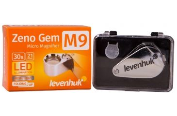 Image of Levenhuk Zeno Gem M9 Magnifier, Silver, Small 70438