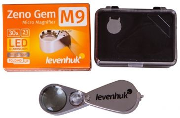 Image of Levenhuk Zeno Gem M9 Magnifier, Silver, Small 70438