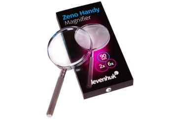 Image of Levenhuk Zeno Handy ZH25 Magnifier, Silver, Small, 74056