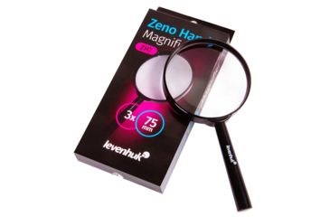 Image of Levenhuk Zeno Handy ZH7 Magnifier, Black, Small, 74047