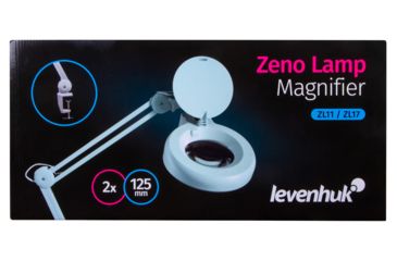 Image of Levenhuk Zeno Lamp ZL17 LED Magnifier, White, Small, 74086