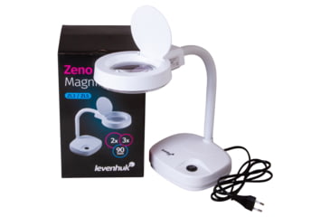 Image of Levenhuk Zeno Lamp ZL5 LED Magnifier, White, Small, 74079