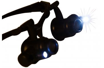 Image of Levenhuk Zeno Vizor G4 Magnifying Glasses, Black, Medium 70432