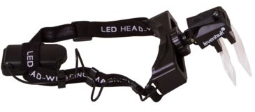 Image of Levenhuk Zeno Vizor H4 Head Magnifier, Black, Medium 70433