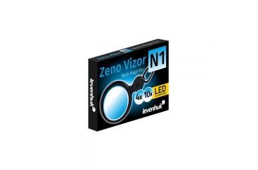 Image of Levenhuk Zeno Vizor N1 Neck Magnifier, LED Illumination, Black, Medium 69674