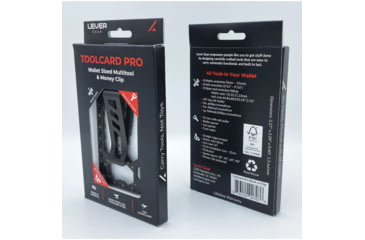 Image of Lever Gear Toolcard Pro w/ Money Clip, Black, L1005R