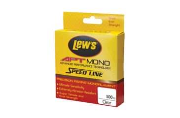 Image of Lew's LAPTM25CL,APT Speed Mono 500Yds ClearBx LAPTM25CL