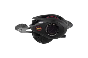 Image of Lew's American Hero Spinning Reel and Rod Combo, 6ft 6in 2-PC Medium  Fast IM6 Graphite Rod, SZ 200 Reel, 4+1 Bearings, 6.2-1 Ratio, Speed Gears, Gray/Black/Blue, AH2066MSG2-2