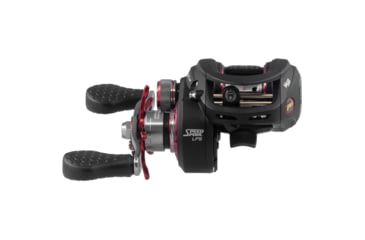 Image of Lew's American Hero Spinning Reel and Rod Combo, 6ft 6in 2-PC Medium  Fast IM6 Graphite Rod, SZ 200 Reel, 4+1 Bearings, 6.2-1 Ratio, Speed Gears, Gray/Black/Blue, AH2066MSG2-2