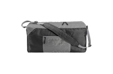 Image of Lewis N. Clark 18in Packable Duffel with Neoprene Zip Pouch, Black/Gray, One Size, 1760BGR