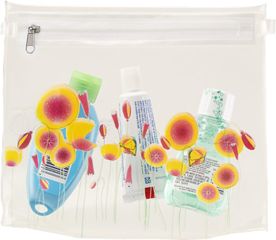 Image of Lewis N Clark 3-1-1 Carry-On Pouch, Yellow Flower 7311YFL