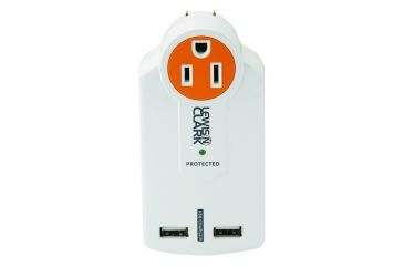 Image of Lewis N Clark Ac Outlet Charger W/ Usb E160