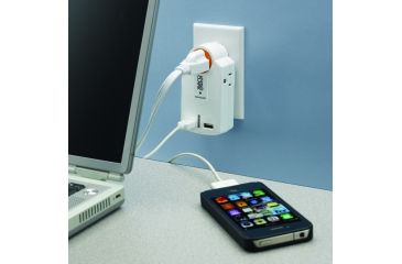Image of Lewis N Clark Ac Outlet Charger W/ Usb E160