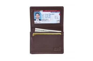 Image of Lewis N Clark Ballistic RFID Card Wallet,Chocolate 942CHC