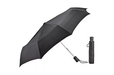Image of Lewis N Clark Compact Umbrella Black 413 BLACK