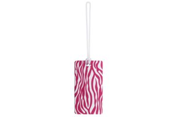 Image of Lewis N Clark Fashion Luggage Tag, Pink Zebra 7465