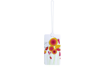 Image of Lewis N Clark Fashion Luggage Tag, Yellow Flower 7469