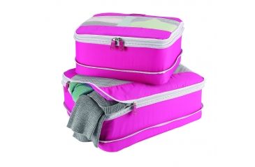 Image of Lewis N Clark FeatherLight Packing Cube Set, 2-Pack, Pink 70390