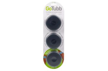 Image of Lewis N Clark GoTubb, 3-Pack, Medium (2oz), Black HG0225