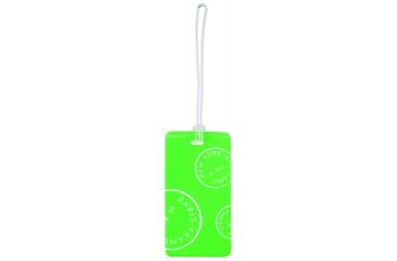 Image of Lewis N Clark Plastic Neon Luggage Tag, Green 7470GRN