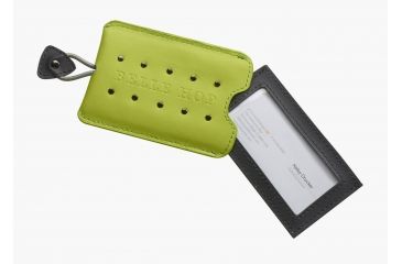 Image of Lewis N Clark Studded Luggage Tag, Green 7491GRN