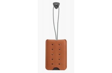 Image of Lewis N Clark Studded Luggage Tag, Orange 7491ONG