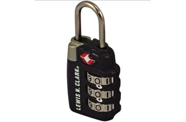 Image of Lewis N Clark TSA 24 Combo Lock Black, Black 201742