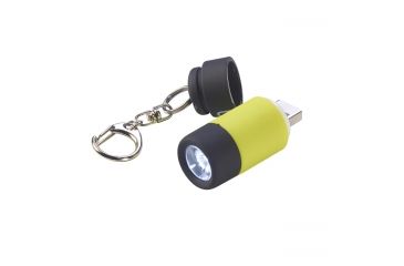 Image of Lewis N Clark UrbanGear Keychain Rechargeable USB MiniLight,10 Lumens UT115YEL