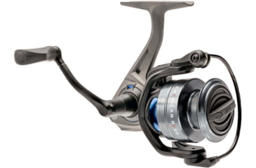 Image of Lew’s American Hero Spinning Reel, SZ 400 Reel, 4+1 Bearings, 6.2-1 Ratio, Graphite Frame, Speed Gears, Speed Lube, Multi-Disc Drag, Gray/Black/Blue, AH400G2