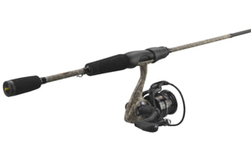 Image of Lews American Hero Camo 200 Spinning Combo, 6 ft, Medium, Fast, 6.2:1, Ambidextrous, 2 Pieces, AHC2060M-2