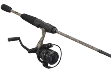 Image of Lews American Hero Camo 200 Spinning Combo, 6 ft, Medium, Fast, 6.2:1, Ambidextrous, 2 Pieces, AHC2060M-2