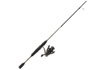 Image of Lew’s American Hero Camo Spinning Reel and Rod Combo, 7ft 2-PC Medium  Fast IM7 Graphite Rod, SZ 400 Reel, Interchangeable Retrieve, Camo/Black, AHC4070MSG2-2