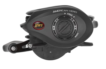 Image of Lew's American Hero Baitcast Reel, 7.1:1, 4+1, Right, AH1SH