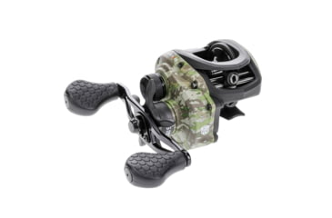 Image of Lew’s American Hero Camo Baitcast Reel, 5+1 Bearings, 7.5-1 Ratio, 1-PC Graphite Frame, Rulon Drag, RH Retrieve, Camo/Black, Clam Pack, AHC1SHG2C