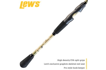 Image of Lew’s American Hero Tier 1 Spinning Rod, 7ft 2in, 1-PC, Medium, Fast, AHT172MFS