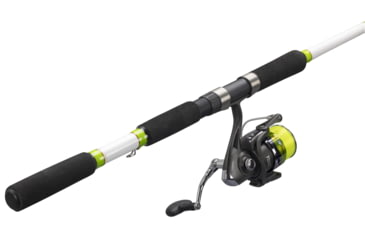 Image of Lew's TP2 Casting Rod, Spinnerbait Model, 6ft 10in, 1-PC HM45 Graphite Rod w/ Medium-Heavy  and Fast, Winn Dri-Tac Split-Grip, SoftTouch Reel Seat, Black/Gray, TP2610MH