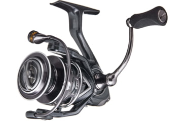 Image of Lew’s Custom Lite 100 Spinning Reel, SZ 100 Reel, 10+1 Bearings, 5.6-1 Ratio, Tanso Tech Frame, Sideplate and Rotor, Aluminum Speed Gears, Hybrid Carbon Drag, Reversible Retrieve, Gray, CL100