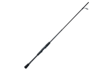 Image of Lew’s Custom Lite Spinning Rod, 7ft 1-PC HM85 Graphite Rod, Medium-Light  w/ Extra Fast, Stainless Steel Guides w/ Titanium Oxide Inserts, Split-Grip Handle, Black, CLSHNRS