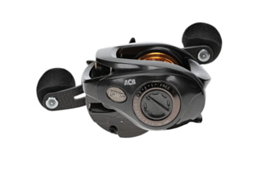 Image of Lew’s Custom Lite SS Baitcast Reel, 10+1 Double Shielded Bearings, 7.5-1 Ratio, Super Shallow 30 mm Spool, Tanso Tech Frame, Carbon Fiber Drag, RH Retrieve, Carbon Gray, CLSS1SH