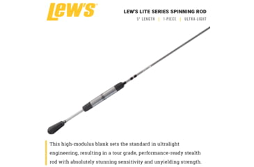 Image of Lew’s Lite Spinning Rod, 7ft, 1-PC Light  Extra-Fast, LL70LS