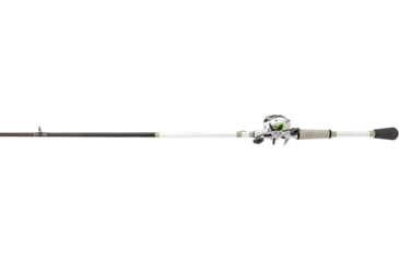 Image of Lew’s MACH 1 Baitcast Reel and Rod Combo, 7ft, 1-PC IM7 Graphite Rod, Medium, Fast, 7+1 Bearings, 7.5-1 Ratio, LH Retrieve, White/Black/Gray/Green, MH1SHL70MG3