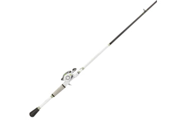 Image of Lew’s MACH 1 Baitcast Reel and Rod Combo, 7ft, 1-PC IM7 Graphite Rod, Medium, Fast, 7+1 Bearings, 7.5-1 Ratio, LH Retrieve, White/Black/Gray/Green, MH1SHL70MG3