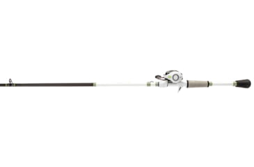 Image of Lew’s MACH 1 Baitcast Reel and Rod Combo, 7ft, 1-PC IM7 Graphite Rod, Medium, Fast, 7+1 Bearings, 7.5-1 Ratio, RH Retrieve, White/Black/Gray/Green, MH1SH70MG3