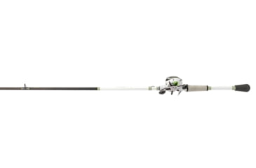 Image of Lew’s MACH 1 Baitcast Reel and Rod Combo, 7ft 2in, 1-PC IM7 Graphite Rod, Medium-Heavy, Fast, 7+1 Bearings, 7.5-1 Ratio, LH Retrieve, White/Black/Gray/Green, MH1SHL72MHG3