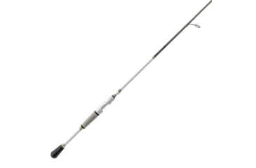 Image of Lew’s MACH 1 Spinning Reel and Rod Combo, 6ft 6in, 2-PC IM7 Graphite Rod, Medium-Light, Fast, SZ 200 Reel, 9+1 Bearings, 6.2-1 Ratio, White/Black/Gray/Green, MH2066MLSG3-2