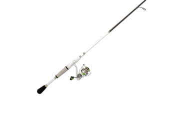 Image of Lew’s MACH 1 Spinning Reel and Rod Combo, 7ft, 1-PC IM7 Graphite Rod, Light, Fast, SZ 100 Reel, 9+1 Bearings, 5.2-1 Ratio, White/Black/Gray/Green, MH1070LFSG3