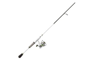 Image of Lew’s MACH 1 Spinning Reel and Rod Combo, 7ft, 2-PC IM7 Graphite Rod, Medium, Fast, SZ 300 Reel, 9+1 Bearings, 6.2-1 Ratio, White/Black/Gray/Green, MH3070MFSG3-2